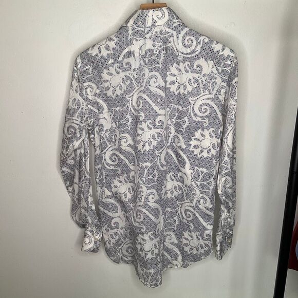 Etro Paisley Cotton Button Down Shirt - Picture 2 of 6